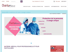 Tablet Screenshot of charlymedical.fr